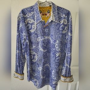 XXL Robert Graham button up dress shirt.